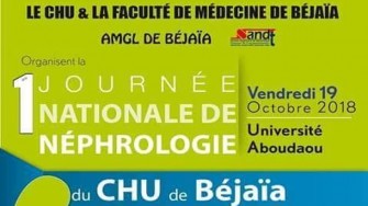 1ère Journée Nationale de Néphrologie - 19 Octobre 2018 à Béjaia