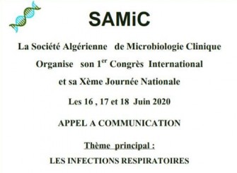 Premier Congrès International/ Dixième Journée Nationale de la SAMIC- Les16, 17,18 Juin 2020