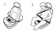 Il vaut toujours mieux porter une ceinture de sécurité, et les femmes enceintes, devraient s’assurer de la mettre correctement.